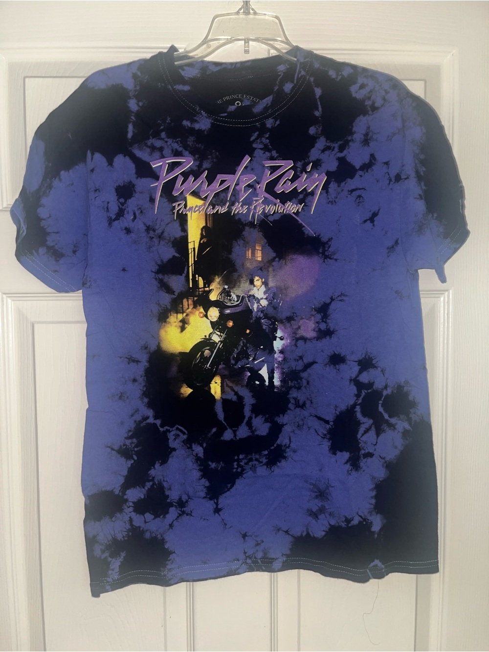 Prince Purple Rain Tie-Dye Graphic Tee - Purple/Black